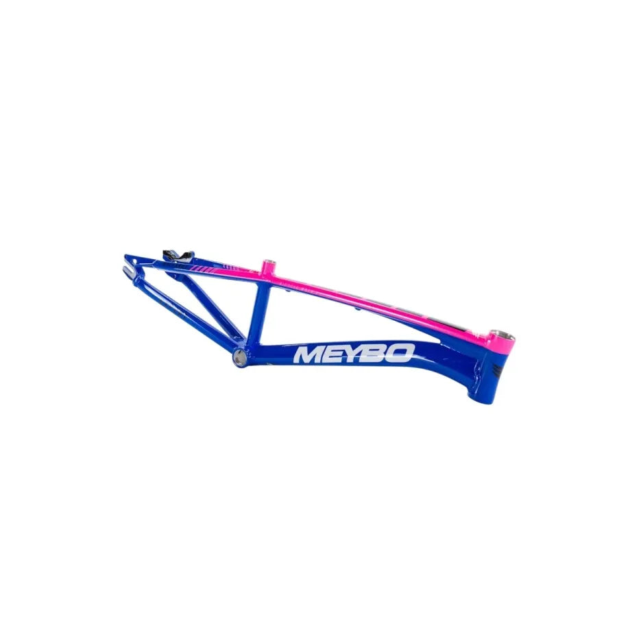Meybo Holeshot 2025 BMX Race Frame - Blue/Pink/Black