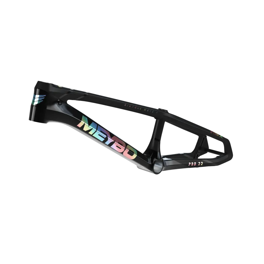 Meybo HSX 2025.5 Carbon BMX Race Frame - Matte Black/Black