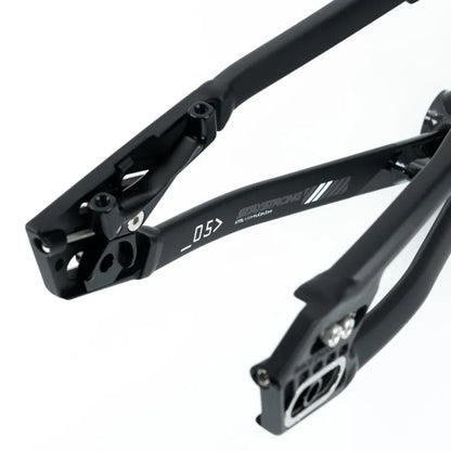 Stay Strong V5 Disc Only BMX Race Frame 2025 - Red/Black