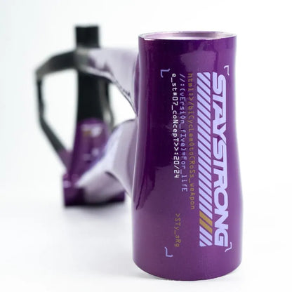 Stay Strong V5 Disc Only BMX Race Frame 2025 - Purple/Black