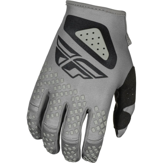 Fly Racing Kinetic Light 2025 BMX Race/MTB/Downhill Gloves - Grey/Black