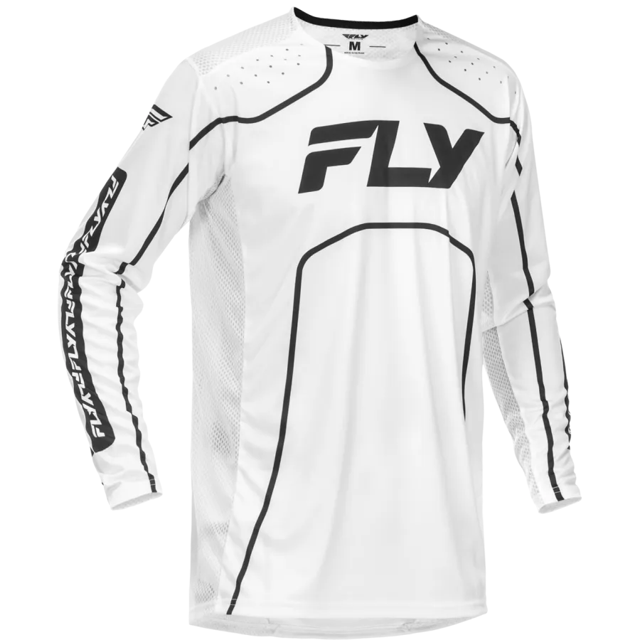 Fly Racing Rayce 2026 BMX Race/MTB/Downhill Jersey - White/Black