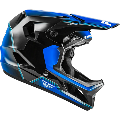 Fly Racing Rayce Repeat BMX Race/MTB/Downhill Helmet - Black/Blue