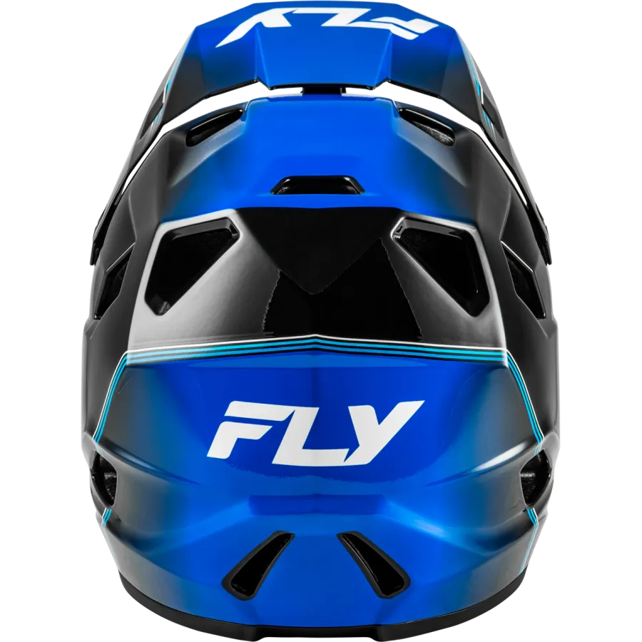 Fly Racing Rayce Repeat BMX Race/MTB/Downhill Helmet - Black/Blue