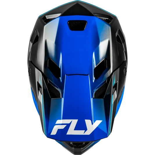 Fly Racing Rayce Repeat BMX Race/MTB/Downhill Helmet - Black/Blue