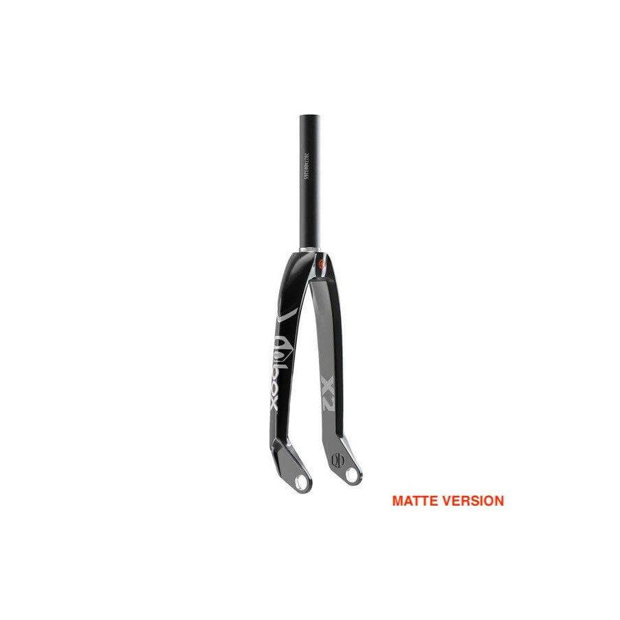 Box One Oversized X2 Pro Carbon BMX Race Fork - Matte Black