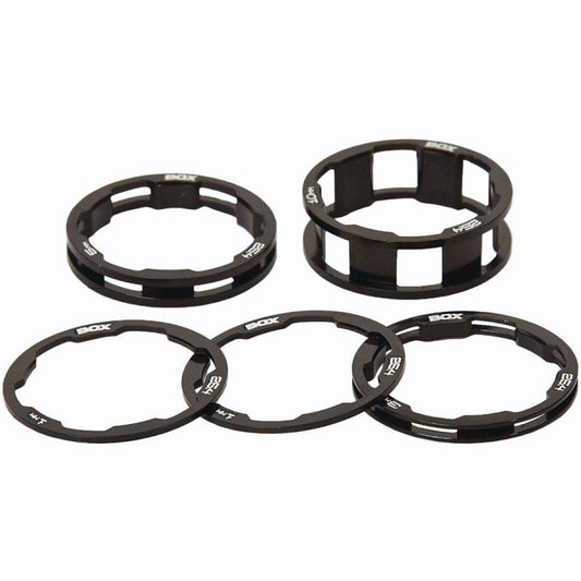 Box One BMX Race Stem Spacer Kit - Black