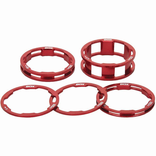 Box One BMX Race Stem Spacer Kit - Red