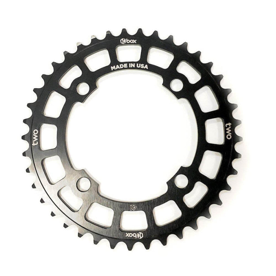 Box Two BMX Race 4 Hole Chainring - Black