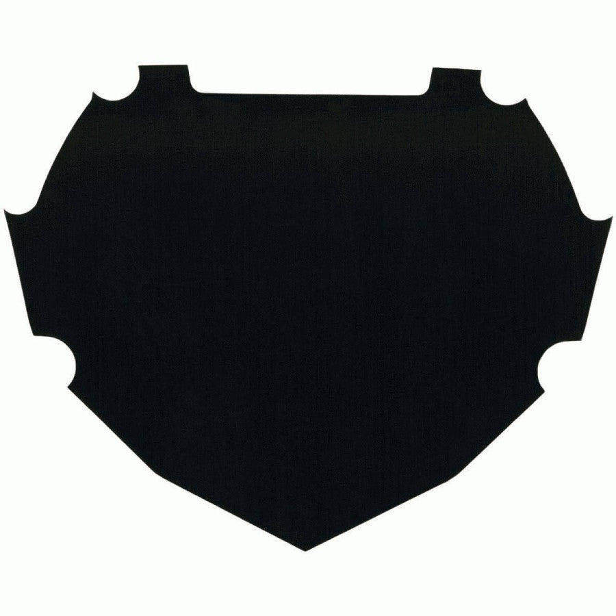 Box Two BMX Race Number Plate Decal - Black