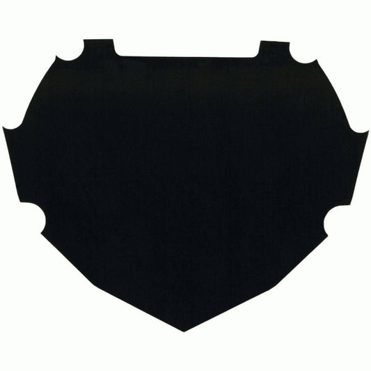 Box Two BMX Race Number Plate Decal - Black