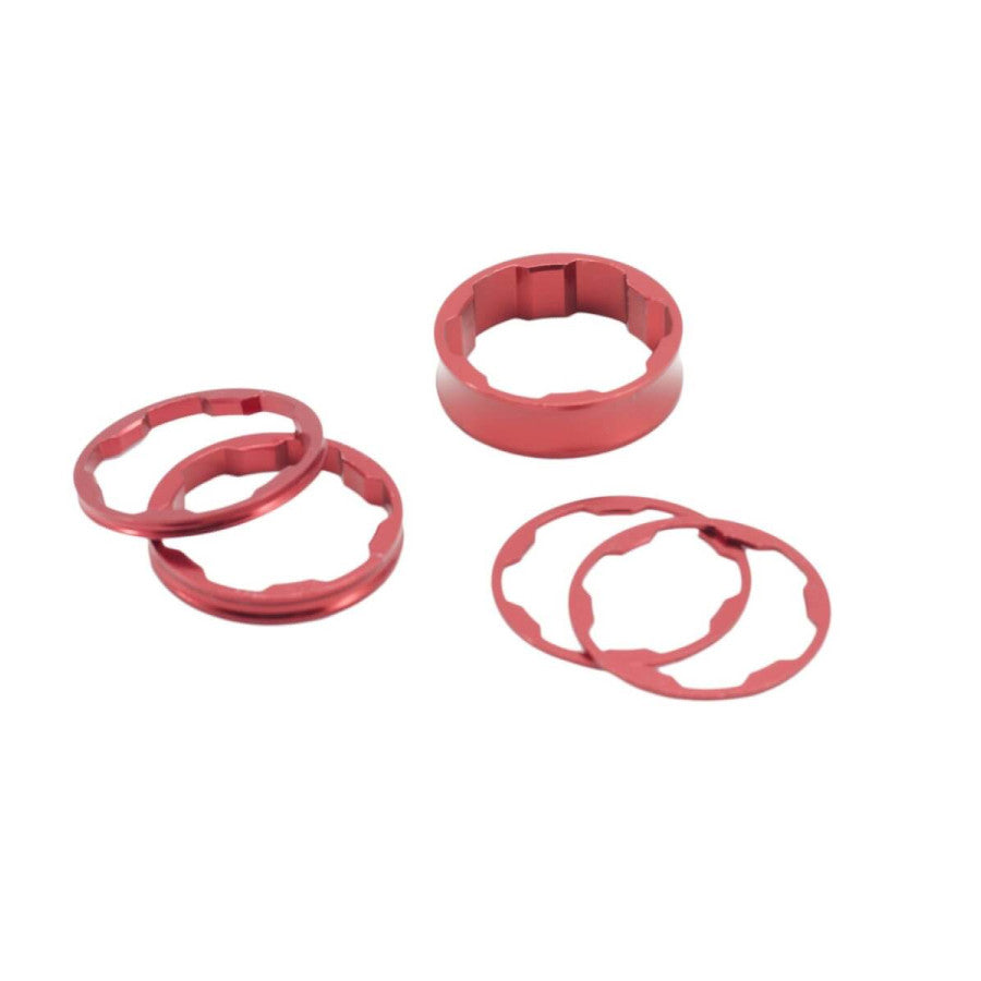 Box Two BMX Race Stem Spacer Kit - Red
