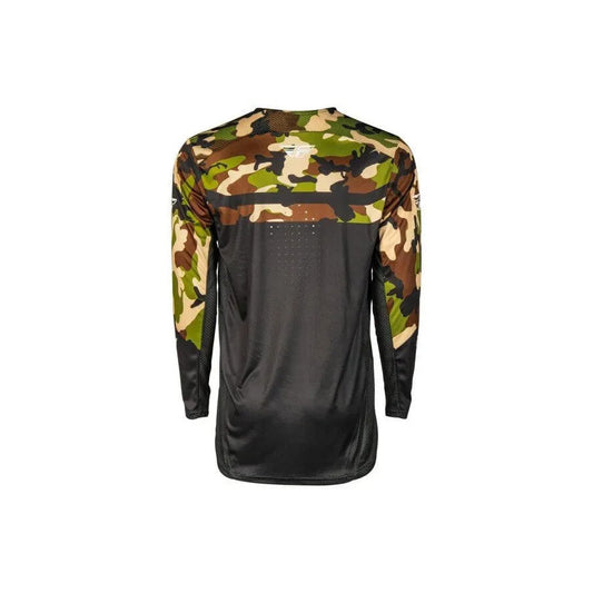 Fly Racing Rayce 2025 BMX Race/MTB/Downhill Jersey - Black/Camo