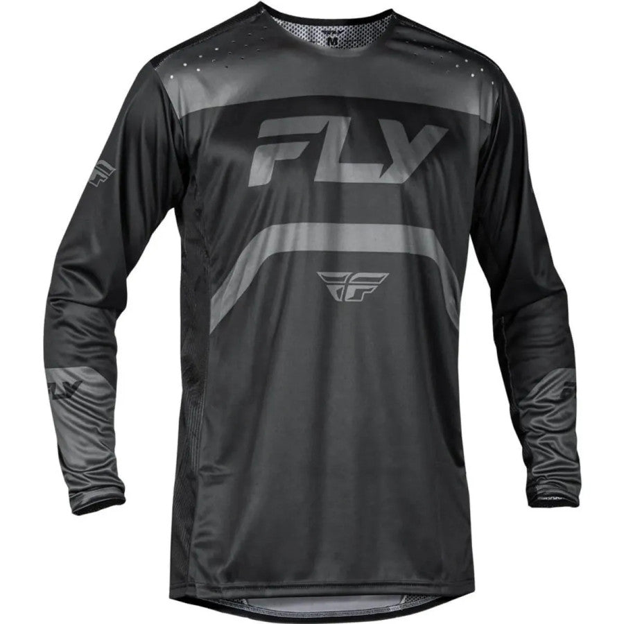 Fly Racing Rayce 2025 BMX Race/MTB/Downhill Jersey - Black/Charcoal
