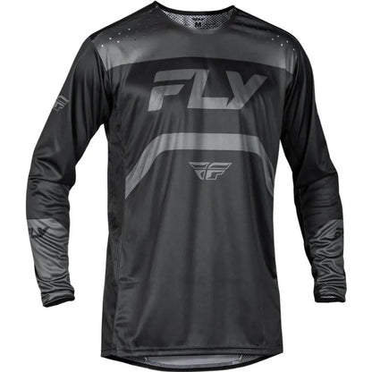Fly Racing Rayce 2025 BMX Race/MTB/Downhill Jersey - Black/Charcoal