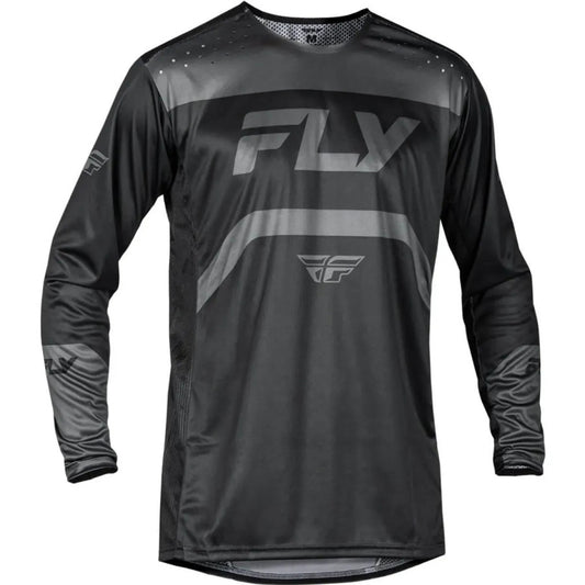 Fly Racing Rayce 2025 BMX Race/MTB/Downhill Jersey - Black/Charcoal