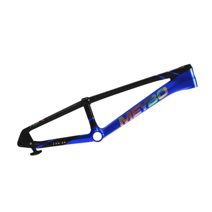 Meybo HSX 2025.5 Carbon BMX Race Frame - Matte Black/Chrome Blue
