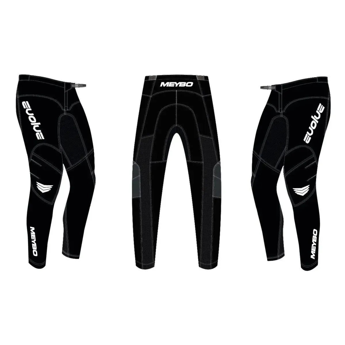 Evolve Meybo SI2 BMX Race/MTB/Downhill Pants - Black
