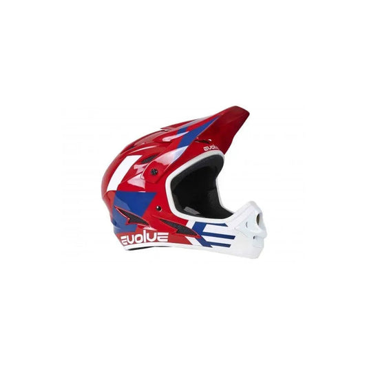Evolve Storm BMX Race/MTB/Downhill Helmet - Glossy Red