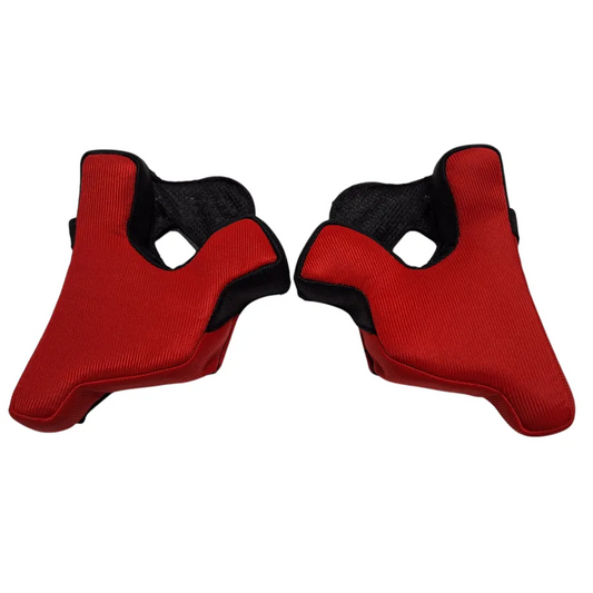 Fly Fly Racing Racing Werx-R BMX Race/MTB/Downhill Helmet Cheekpads Set - Red