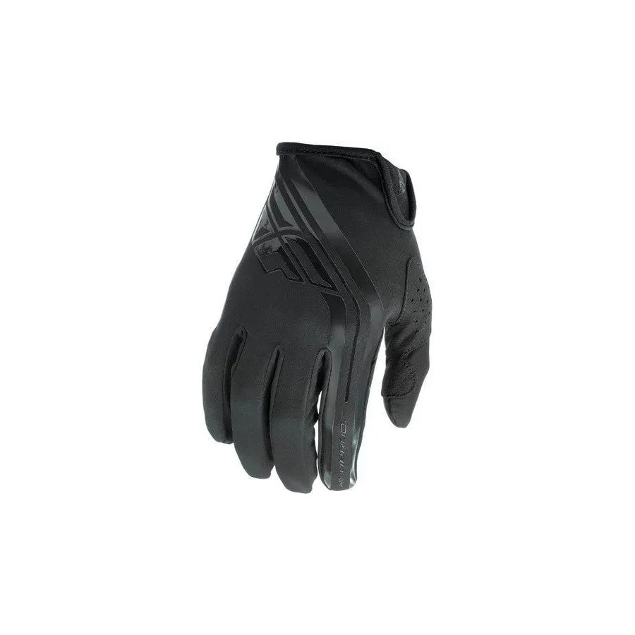 Fly Racing Lite Windproof BMX BMX Race/MTB/Downhill Gloves - Black