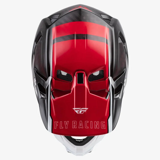 Fly Racing Werx-R Carbon BMX Race/MTB/Downhill Helmet - Red
