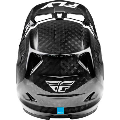 Fly Racing Werx-R Flow Carbon BMX Race/MTB/Downhill Helmet - Black