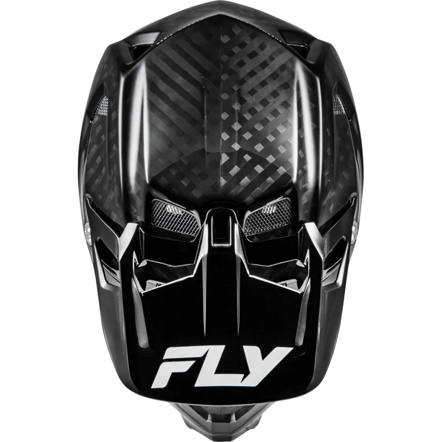 Fly Racing Werx-R Flow Carbon BMX Race/MTB/Downhill Helmet - Black