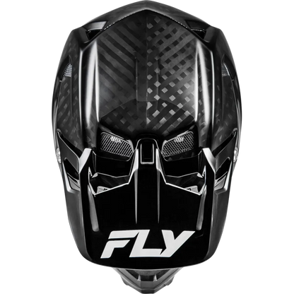 Fly Racing Werx-R Flow Carbon BMX Race/MTB/Downhill Helmet - Black