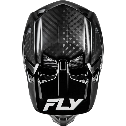 Fly Racing Werx-R Flow Carbon BMX Race/MTB/Downhill Helmet - Black