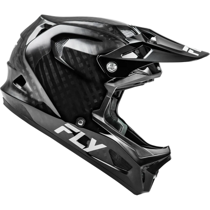 Fly Racing Werx-R Flow Carbon BMX Race/MTB/Downhill Helmet - Black