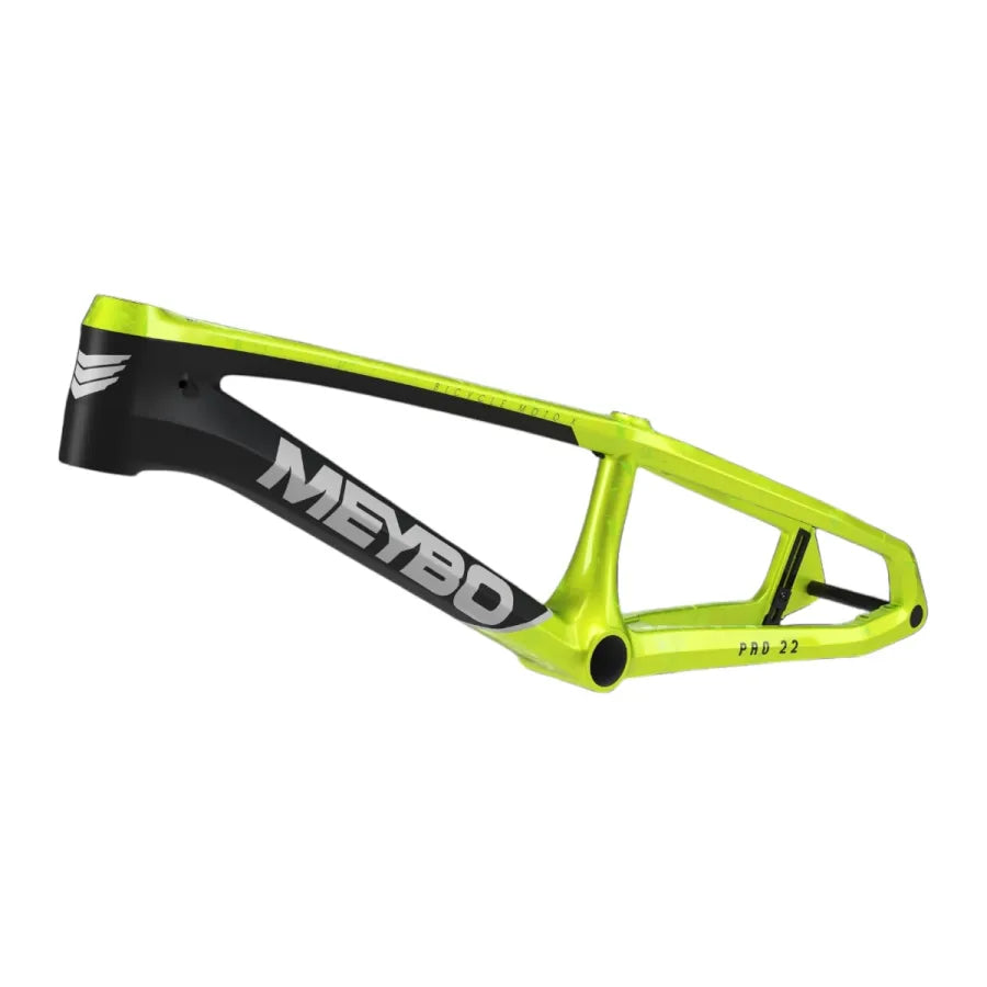 Meybo HSX 2026 Carbon BMX Race Frame - Matte Black/Black/Green