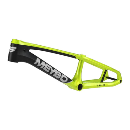 Meybo HSX 2026 Carbon BMX Race Frame - Matte Black/Black/Green