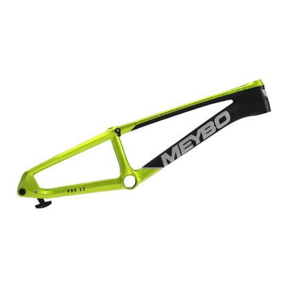Meybo HSX 2026 Carbon BMX Race Frame - Matte Black/Black/Green