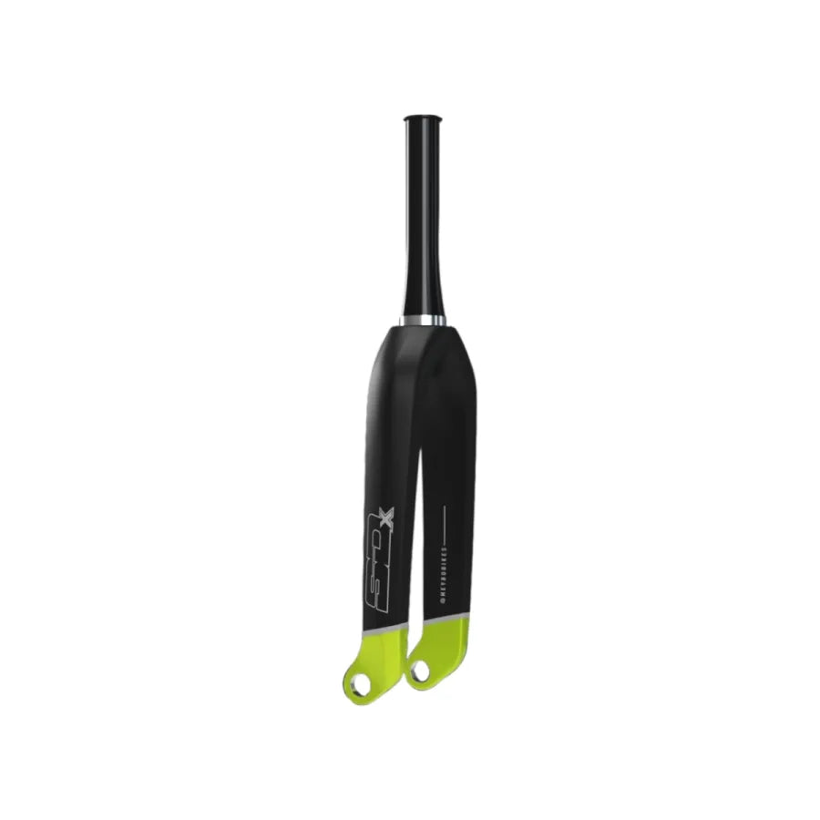 SD Tapered Carbon BMX Race Fork V2 Pro - 20mm - Matte Black/Black/Green