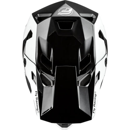 Fly Racing Rayce BMX Race/MTB/Downhill Helmet - Black/White/Grey