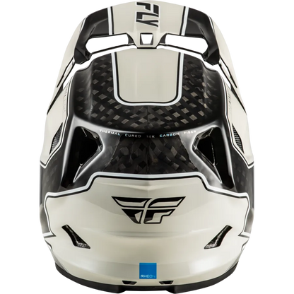 Fly Racing Werx-R Flow Carbon BMX Race/MTB/Downhill Helmet - Black/Grey
