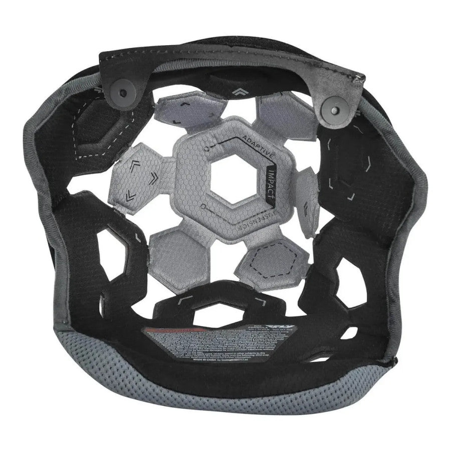 Fly Racing Racing Formula BMX Race/MTB/Downhill Helmet Liner - Black/Grey