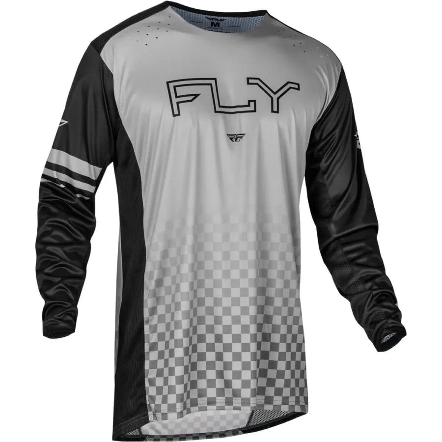 Fly Racing Rayce 2024 BMX Race/MTB/Downhill Jersey - Black/Grey