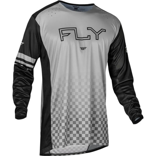Fly Racing Rayce 2024 BMX Race/MTB/Downhill Jersey - Black/Grey