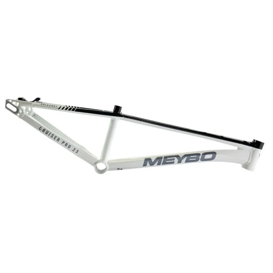 Meybo Holeshot 2025 BMX Race Frame - White/Black/Grey