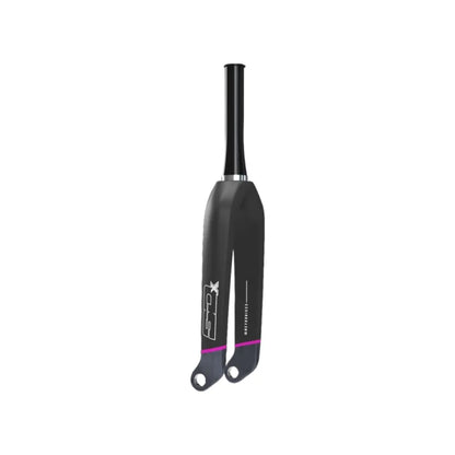 SD Tapered Carbon BMX Race Fork V2 Pro - 20mm - Matte Black/Pink/Grey