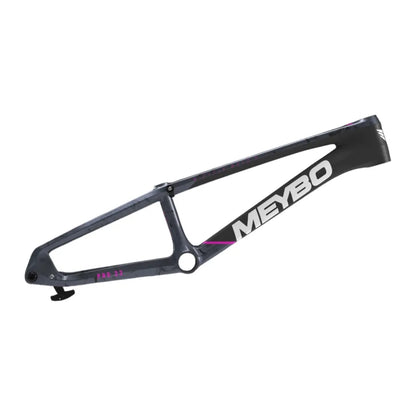 Meybo HSX 2026 Carbon BMX Race Frame - Black/Pink/Grey
