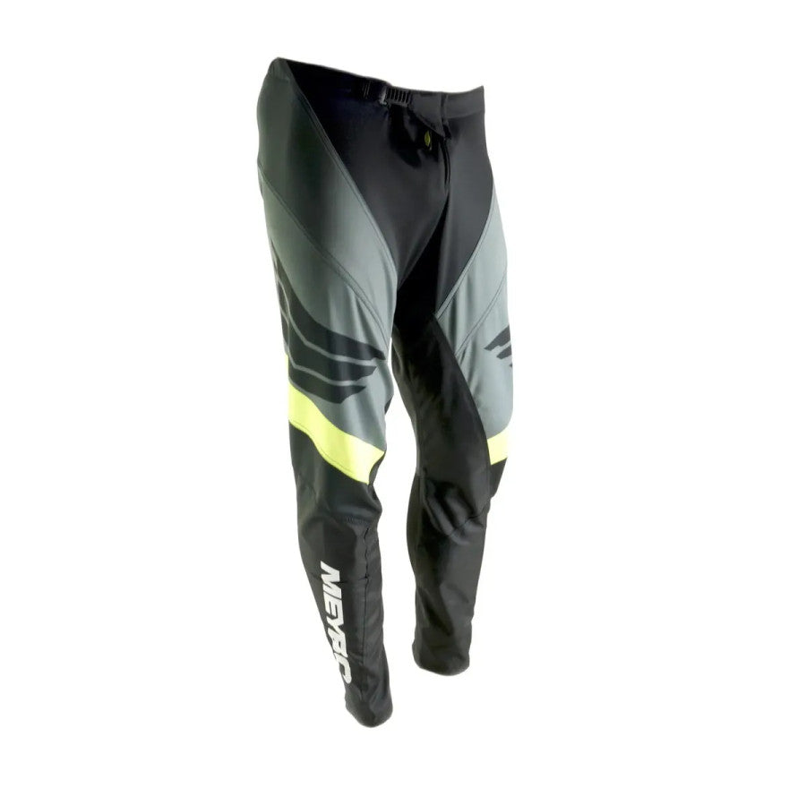 Meybo WLM Racics BMX Race/MTB/Downhill Pants - Black/Grey/Hi-Vis
