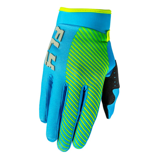Fly Racing F-16 2026 BMX Race/MTB/Downhill Gloves - Blue/Hi-Vis