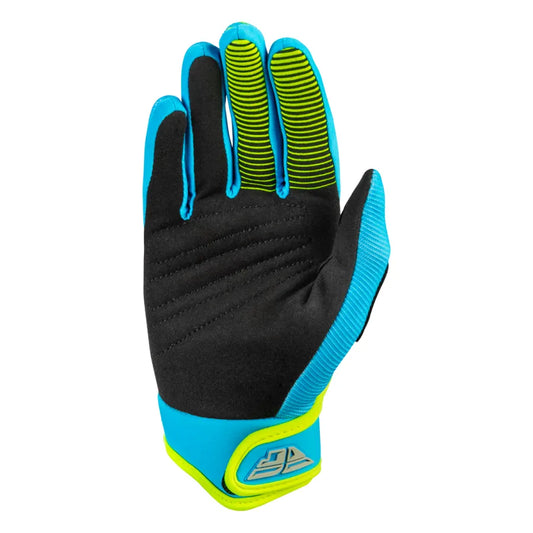 Fly Racing F-16 2026 BMX Race/MTB/Downhill Gloves - Blue/Hi-Vis