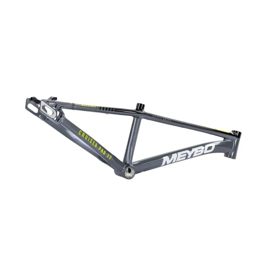 Meybo Holeshot 2025 BMX Race Frame - Grey/Black/Lime