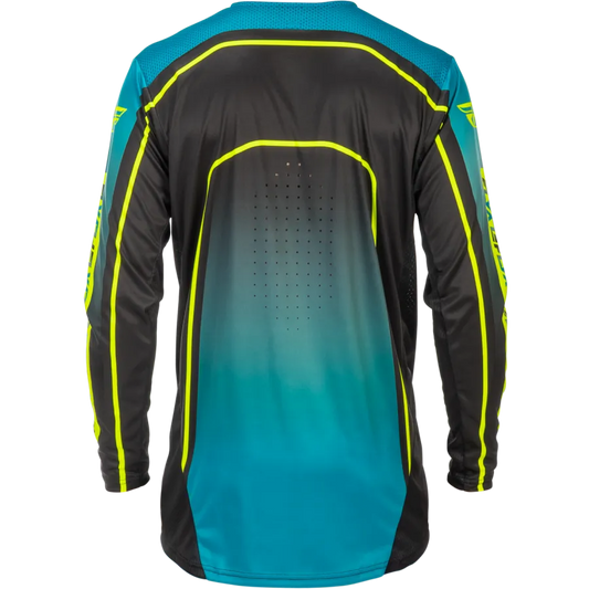 Fly Racing Rayce 2026 BMX Race/MTB/Downhill Jersey - Teal/Black/Lime