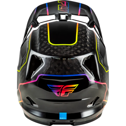 Fly Racing Werx-R Flow Carbon BMX Race/MTB/Downhill Helmet - Black/Multi