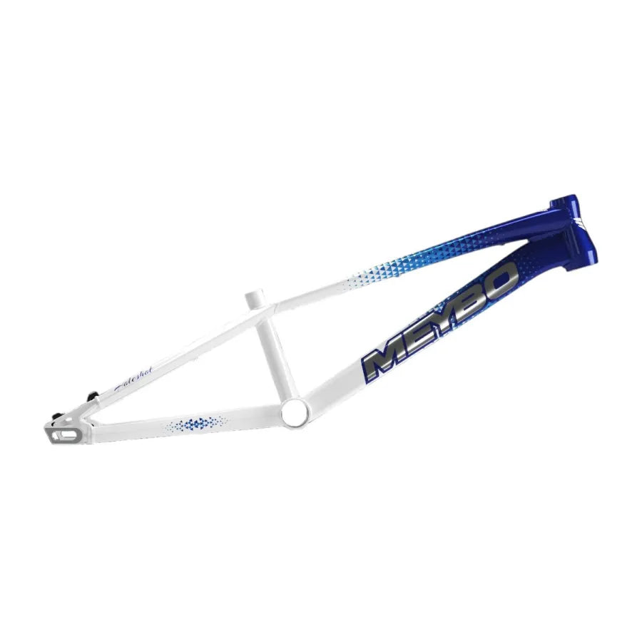 Meybo Holeshot 2026 BMX Race Frame - White/Navy